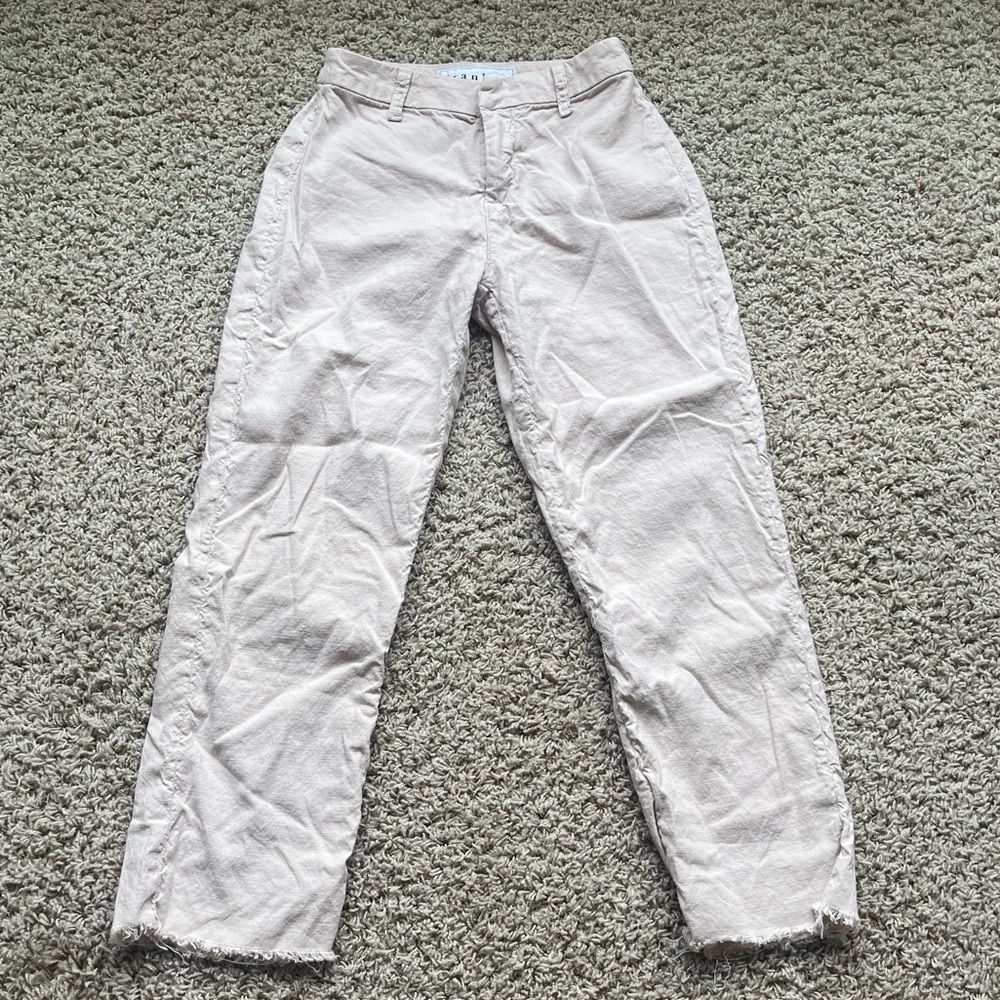 Frank and Eileen blush straight leg Kinsale pants